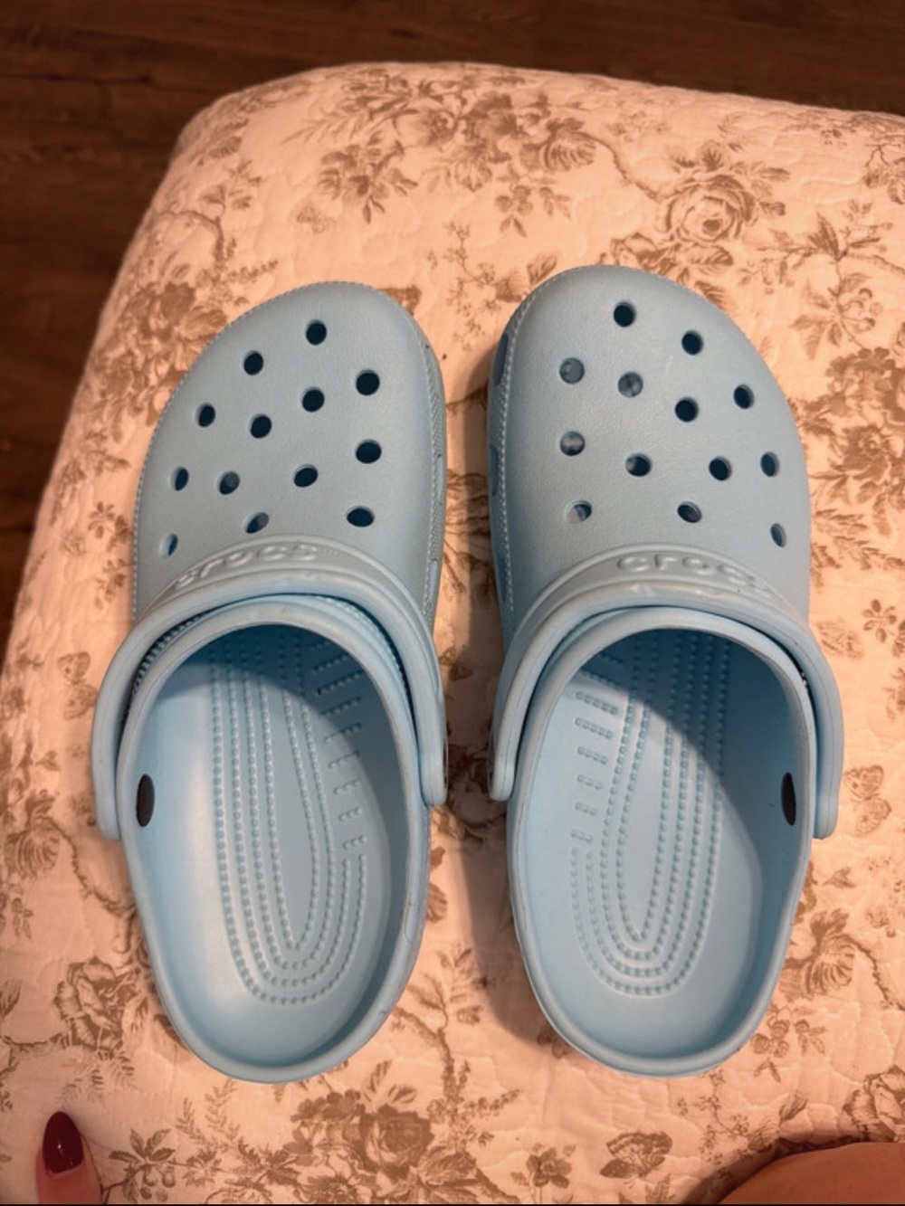 Light blue crocs